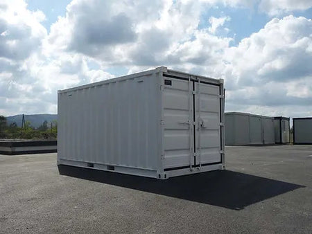 15-FUSS-LAGERCONTAINER, WEISS – NEU